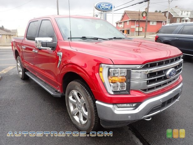 2021 Ford F150 Lariat SuperCrew 4x4 3.5 Liter Twin-Turbocharged DOHC 24-Valve EcoBoost V6 10 Speed Automatic