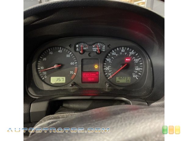 2001 Volkswagen GTI GLX 2.8 Liter DOHC 12-Valve V6 5 Speed Manual