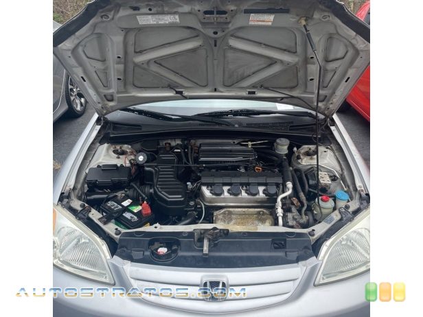 2001 Honda Civic EX Sedan 1.7L SOHC 16V 4 Cylinder 4 Speed Automatic