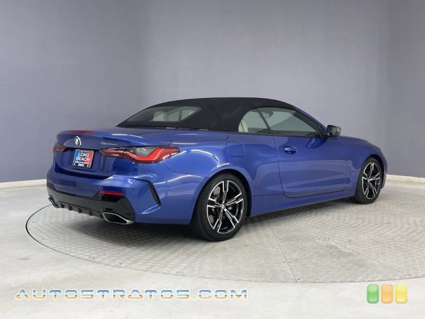 2021 BMW 4 Series M440i Convertible 3.0 Liter DI TwinPower Turbocharged DOHC 24-Valve Inline 6 Cylin 8 Speed Sport Automatic