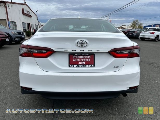 2022 Toyota Camry LE 2.5 Liter DOHC 16-Valve Dual VVT-i 4 Cylinder 8 Speed Automatic