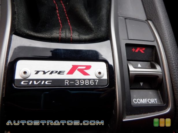 2020 Honda Civic Type R 2.0 Liter Turbocharged DOHC 16-Valve i-VTEC 4 Cylinder 6 Speed Manual