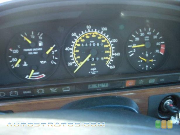 1988 Mercedes-Benz S Class SE 300 3.0 Liter SOHC 12-Valve Inline 6 Cylinder 4 Speed Automatic