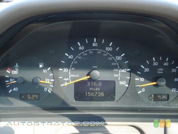 2002 Mercedes-Benz E 320 4Matic Wagon 3.2 Liter SOHC 18-Valve V6 5 Speed Automatic