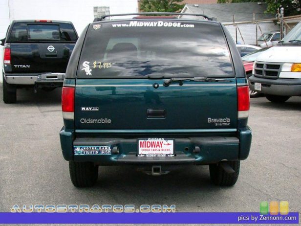 1998 Oldsmobile Bravada 4WD 4.3 Liter OHV 12-Valve V6 4 Speed Automatic