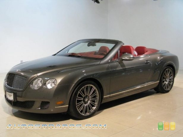 2010 Bentley Continental GTC Speed 6.0 Liter Twin-Turbocharged DOHC 48-Valve VVT W12 6 Speed Automatic