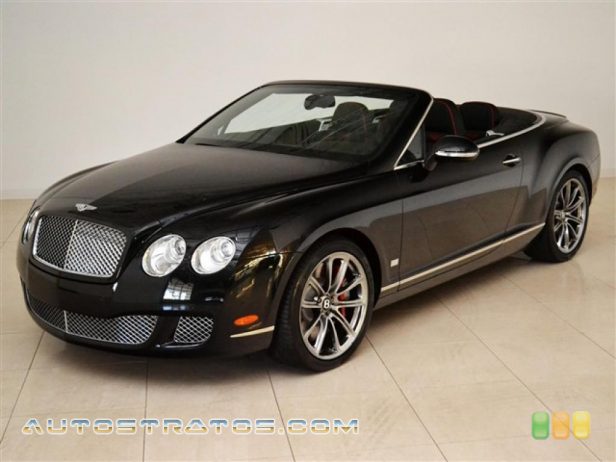 2011 Bentley Continental GTC Speed 80-11 Edition 6.0 Liter Twin-Turbocharged DOHC 48-Valve VVT W12 6 Speed Automatic 2011 Bentley Continental GTC Speed 80-11 Edition 6.0 Liter Twin-Turbocharged DOHC 48-Valve VVT W12 6 Speed Automatic