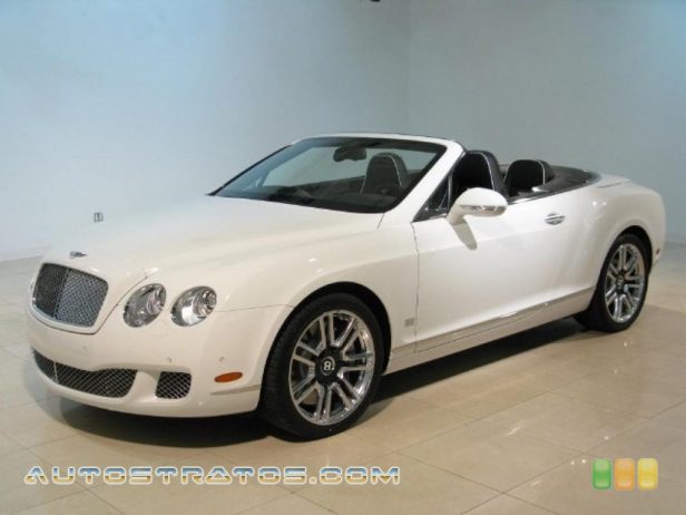 2011 Bentley Continental GTC Speed 80-11 Edition 6.0 Liter Twin-Turbocharged DOHC 48-Valve VVT W12 6 Speed Automatic