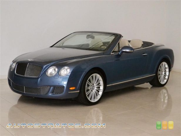 2010 Bentley Continental GTC Speed 6.0 Liter Twin-Turbocharged DOHC 48-Valve VVT W12 6 Speed Automatic