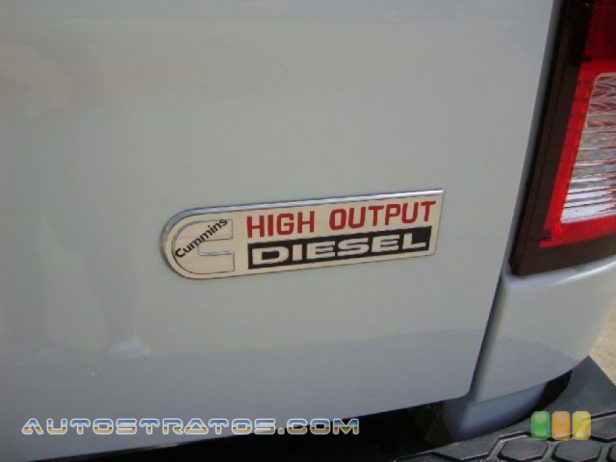 2011 Dodge Ram 2500 HD Laramie Longhorn Crew Cab 4x4 6.7 Liter OHV 24-Valve Cummins VGT Turbo-Diesel Inline 6 Cylinde 6 Speed Automatic