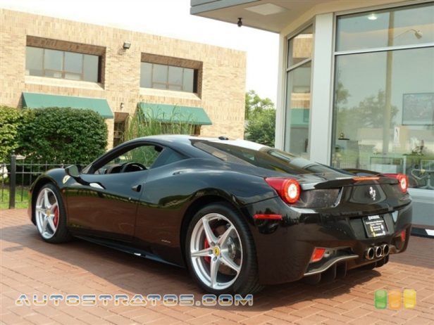 2010 Ferrari 458 Italia  4.5 Liter GDI DOHC 32-Valve VVT V8 7 Speed F1 Dual-clutch Automatic
