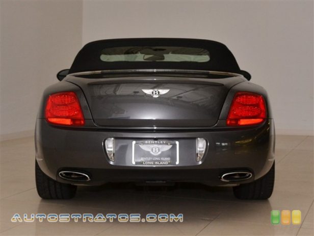 2010 Bentley Continental GTC Speed 6.0 Liter Twin-Turbocharged DOHC 48-Valve VVT W12 6 Speed Automatic