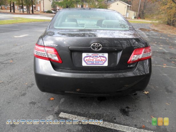 2011 Toyota Camry LE 2.5 Liter DOHC 16-Valve Dual VVT-i 4 Cylinder 6 Speed ECT-i Automatic
