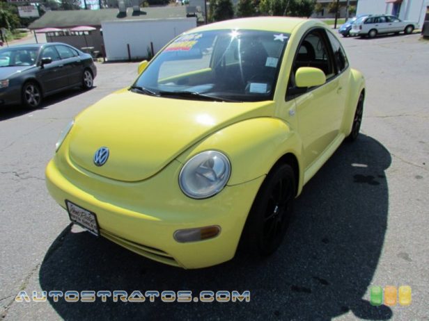 2000 Volkswagen New Beetle GL Coupe 2.0 Liter SOHC 8-Valve 4 Cylinder 4 Speed Automatic