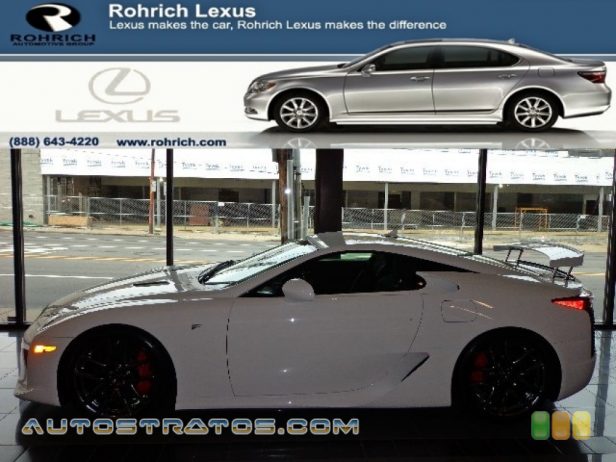 2012 Lexus LFA Coupe 4.8 Liter DOHC 40-Valve V10 6 Speed Sequential Automatic