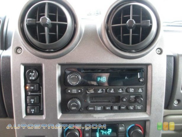 2004 Hummer H2 SUV 6.0 Liter OHV 16-Valve V8 4 Speed Automatic