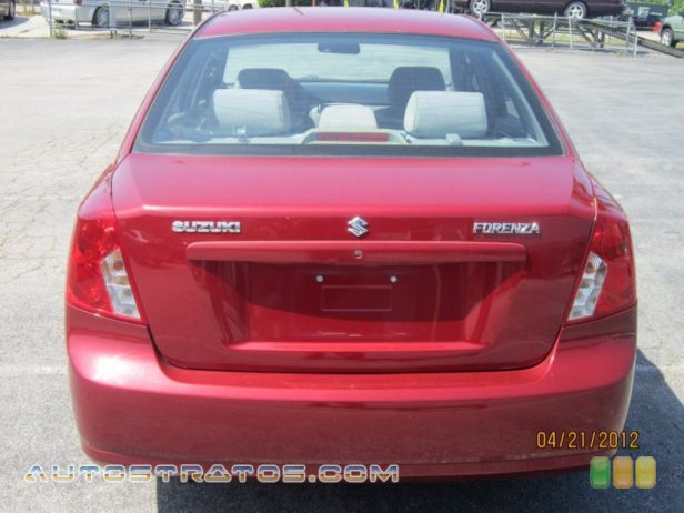 2007 Suzuki Forenza Sedan 2.0 Liter DOHC 16-Valve 4 Cylinder 4 Speed Automatic