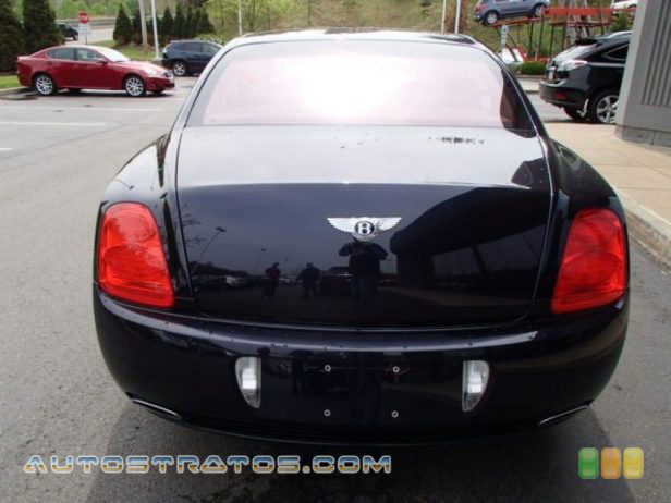 2008 Bentley Continental Flying Spur 4-Seat 6.0L Twin-Turbocharged DOHC 48V VVT W12 6 Speed Automatic