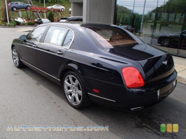 2008 Bentley Continental Flying Spur 4-Seat 6.0L Twin-Turbocharged DOHC 48V VVT W12 6 Speed Automatic