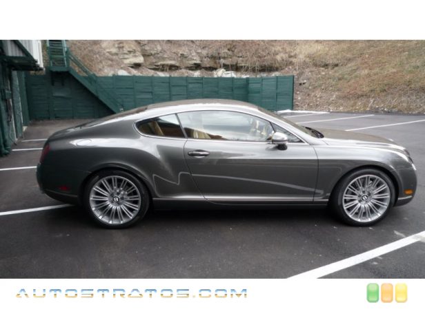 2008 Bentley Continental GT Speed 6.0L Twin-Turbocharged DOHC 48V VVT W12 6 Speed Automatic