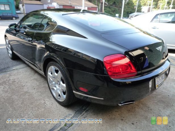 2008 Bentley Continental GT Mulliner 6.0L Twin-Turbocharged DOHC 48V VVT W12 6 Speed Automatic