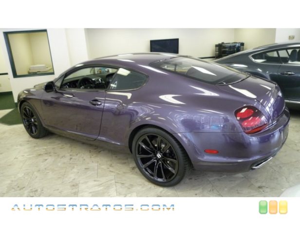 2011 Bentley Continental GT Supersports 6.0 Liter Twin-Turbocharged DOHC 48-Valve VVT W12 6 Speed Automatic