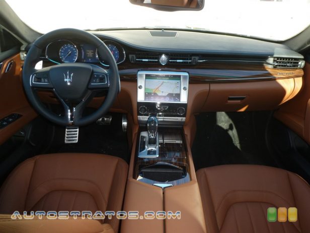 2014 Maserati Quattroporte GTS 3.8 Liter DI Twin-Turbocharged DOHC 32-Valve VVT V8 8 Speed ZF Automatic