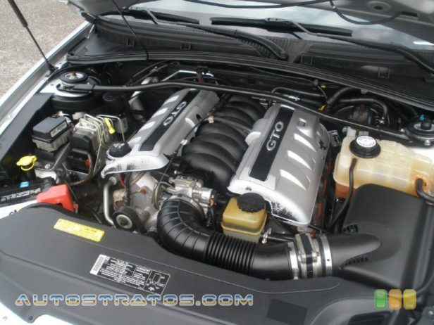 2004 Pontiac GTO Coupe 5.7 Liter OHV 16-Valve V8 4 Speed Automatic