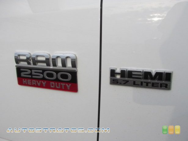 2011 Dodge Ram 2500 HD ST Crew Cab 4x4 5.7 Liter HEMI OHV 16-Valve VVT V8 5 Speed Automatic