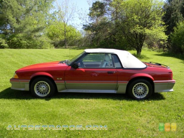 1987 Ford Mustang GT Convertible 5.0 Liter OHV 16-Valve V8 5 Speed Manual