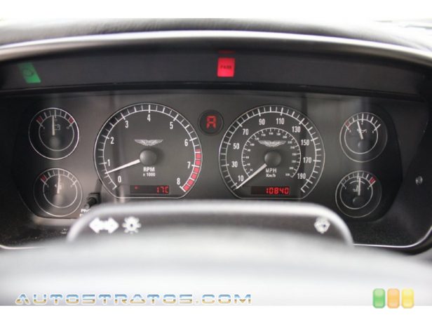 2001 Aston Martin DB7 Vantage Volante 6.0 Liter DOHC 48-Valve V12 5 Speed TouchTronic Automatic