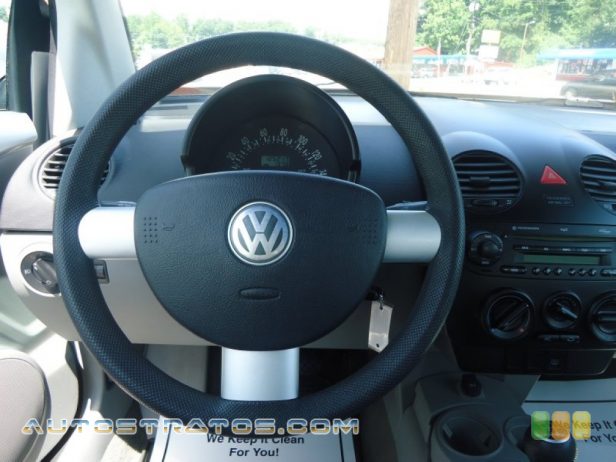 2005 Volkswagen New Beetle GLS Convertible 2.0 Liter SOHC 8-Valve 4 Cylinder 5 Speed Manual