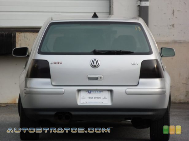 2004 Volkswagen GTI 1.8T 1.8L DOHC 20V Turbocharged 4 Cylinder 5 Speed Tiptronic Automatic