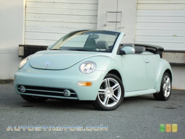 2005 Volkswagen New Beetle GLS 1.8T Convertible 1.8 Liter Turbocharged DOHC 20-Valve 4 Cylinder 6 Speed Tiptronic Automatic