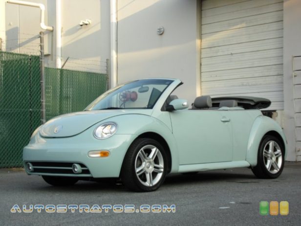 2005 Volkswagen New Beetle GLS 1.8T Convertible 1.8 Liter Turbocharged DOHC 20-Valve 4 Cylinder 6 Speed Tiptronic Automatic