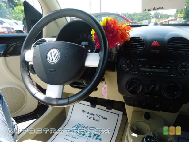 2005 Volkswagen New Beetle GLS 1.8T Convertible 1.8 Liter Turbocharged DOHC 20-Valve 4 Cylinder 5 Speed Manual