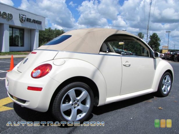 2007 Volkswagen New Beetle 2.5 Convertible 2.5 Liter DOHC 20 Valve 5 Cylinder 6 Speed Tiptronic Automatic