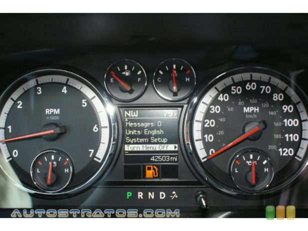 2011 Dodge Ram 1500 Laramie Quad Cab 4x4 5.7 Liter HEMI OHV 16-Valve VVT MDS V8 5 Speed Automatic