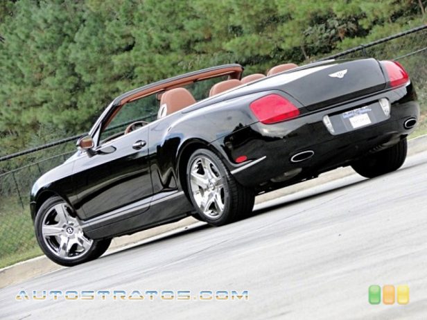 2007 Bentley Continental GTC  6.0L Twin-Turbocharged DOHC 48V VVT W12 6 Speed Automatic