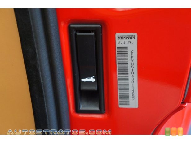 2003 Ferrari 360 Modena F1 3.6 Liter DOHC 40-Valve V8 6 Speed F1