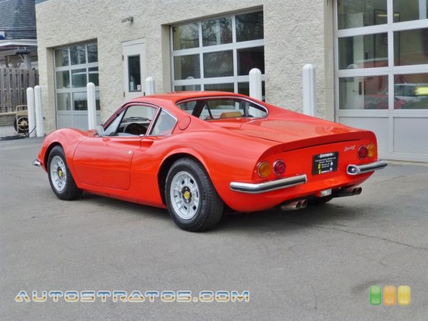 1972 Ferrari Dino 246 GT 2.4 Liter DOHC 12-Valve V6 5 Speed Manual