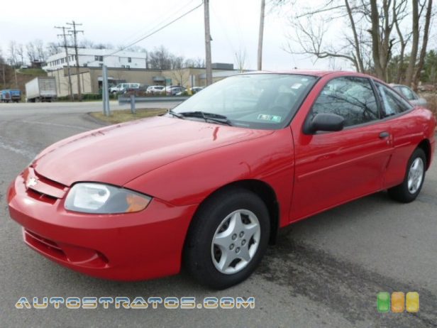 2005 Chevrolet Cavalier Coupe 2.2 Liter DOHC 16 Valve 4 Cylinder 4 Speed Automatic