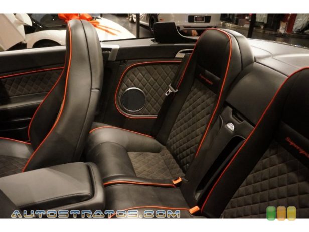 2012 Bentley Continental GTC Supersports ISR 6.0 Liter Twin-Turbocharged DOHC 48-Valve VVT W12 6 Speed Automatic