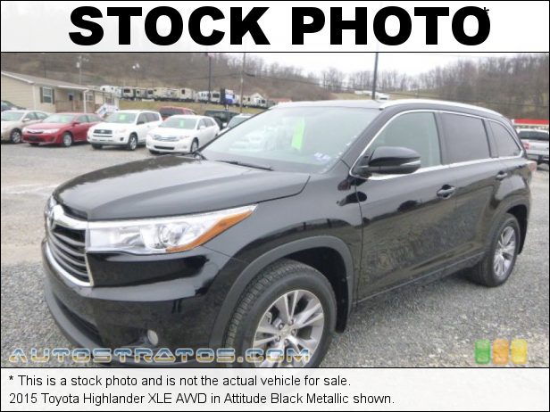 Stock photo for this 2015 Toyota Highlander XLE AWD 3.5 Liter DOHC 24-Valve Dual VVT-i V6 6 Speed Automatic