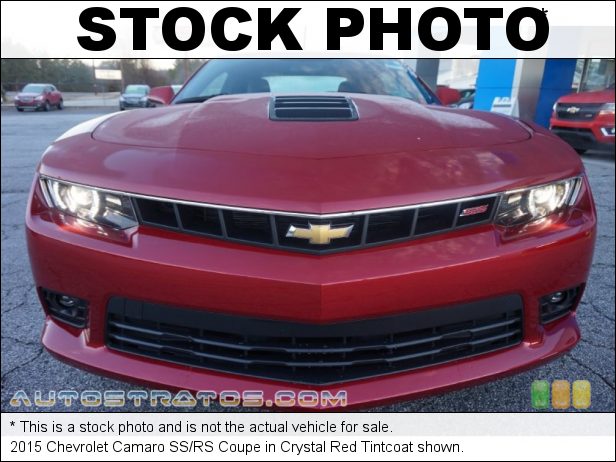Stock photo for this 2015 Chevrolet Camaro Coupe 6.2 Liter OHV 16-Valve V8 6 Speed Automatic
