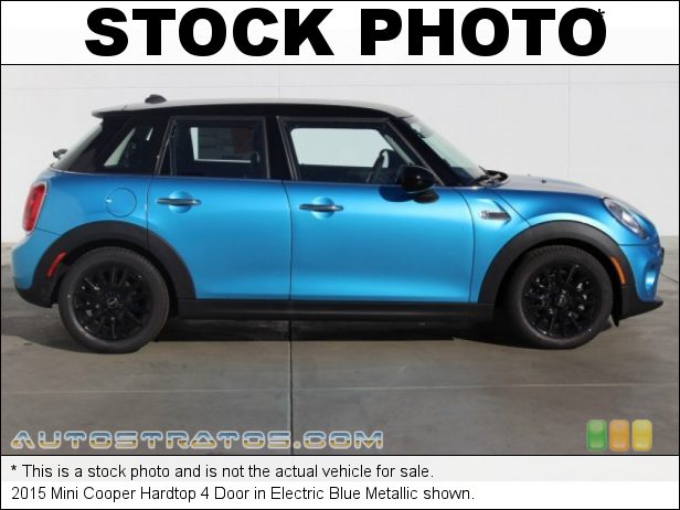 Stock photo for this 2015 Mini Cooper Hardtop 4 Door 1.5 Liter TwinPower Turbocharged DOHC 12-Valve VVT 3 Cylinder 6 Speed Automatic