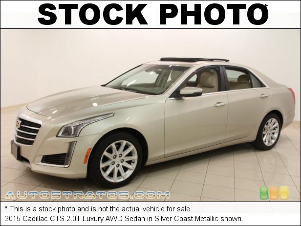 Stock photo for this 2015 Cadillac CTS 2.0T Luxury AWD Sedan 2.0 Liter DI Turbocharged DOHC 16-Valve VVT 4 Cylinder 6 Speed Automatic