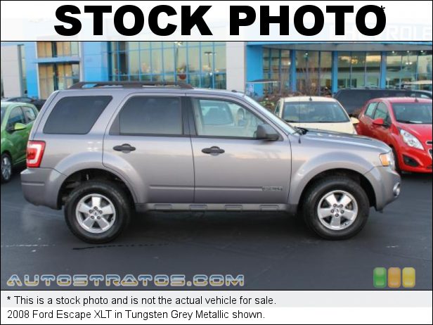 Stock photo for this 2008 Ford Escape XLT 2.3 Liter DOHC 16-Valve Duratec 4 Cylinder 4 Speed Automatic