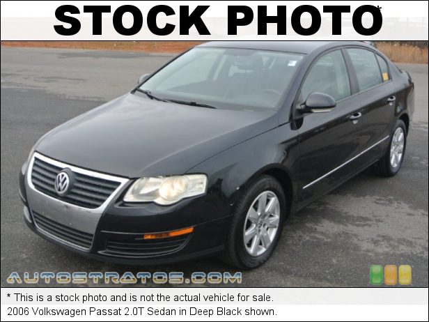 Stock photo for this 2006 Volkswagen Passat 2.0T Sedan 2.0L DOHC 16V Turbocharged 4 Cylinder 6 Speed Tiptronic Automatic