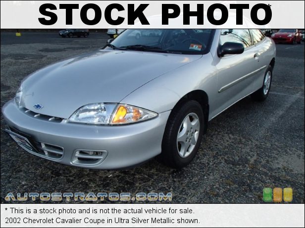 Stock photo for this 2002 Chevrolet Cavalier Coupe 2.2 Liter OHV 8-Valve 4 Cylinder 5 Speed Manual